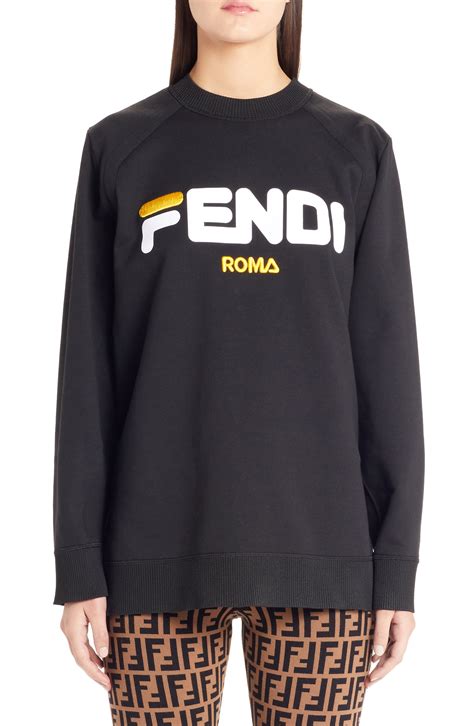 fendi blue sweatshirt|Fendi sweatshirt for women.